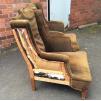 Pair Arts & Crafts Wing Chairs